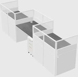 Rectangular cubicles