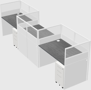 Rectangular cubicles