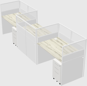 Rectangular cubicles