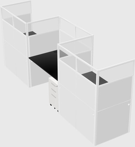 Rectangular cubicles