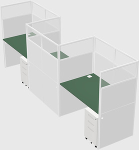 Rectangular cubicles