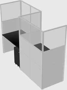 Rectangular cubicles
