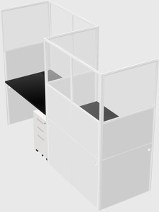 Rectangular cubicles