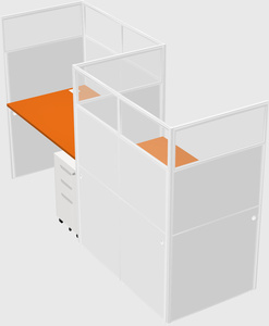 Rectangular cubicles