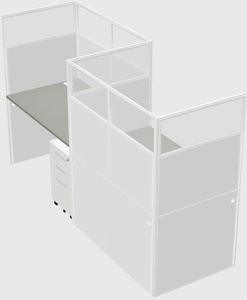 Rectangular cubicles