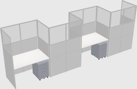Rectangular cubicles