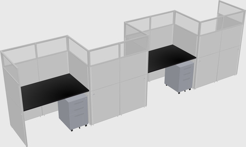 Cabines rectangulaires