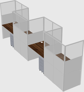 Rectangular cubicles