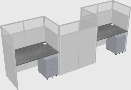 Rectangular cubicles