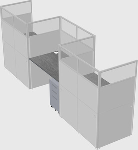 Rectangular cubicles