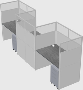 Rectangular cubicles
