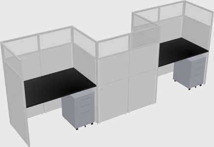 Rectangular cubicles
