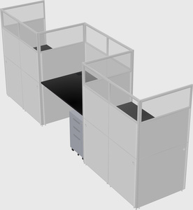 Rectangular cubicles