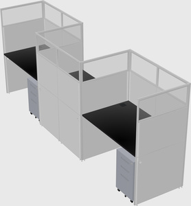 Rectangular cubicles