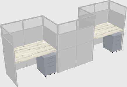 Rectangular cubicles
