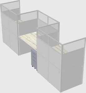 Rectangular cubicles
