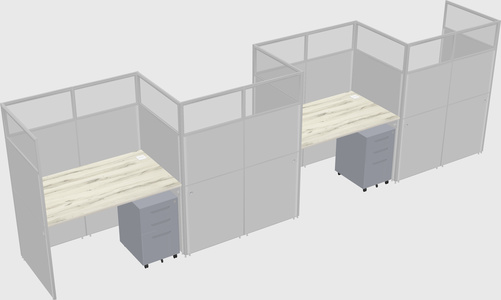 Cabines rectangulaires