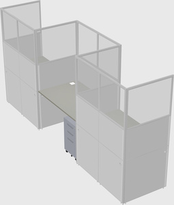 Rectangular cubicles