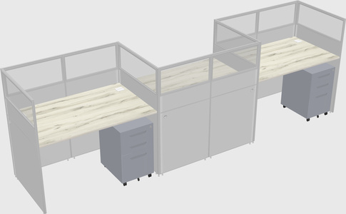 Rectangular cubicles
