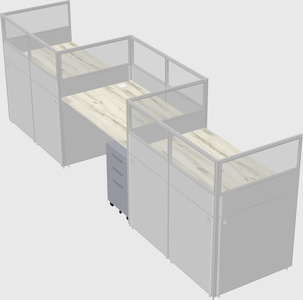 Rectangular cubicles