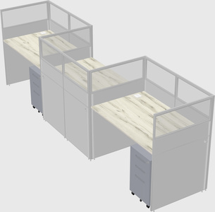 Rectangular cubicles