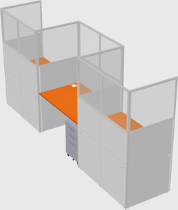 Rectangular cubicles