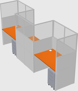 Rectangular cubicles