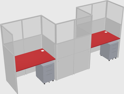Rectangular cubicles