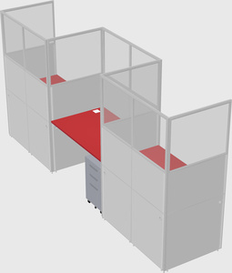 Rectangular cubicles