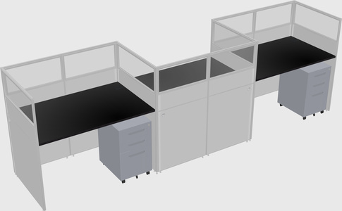Rectangular cubicles
