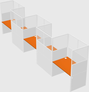 Rectangular cubicles