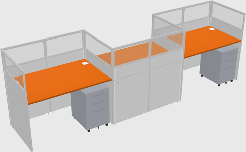 Rectangular cubicles
