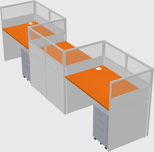 Rectangular cubicles