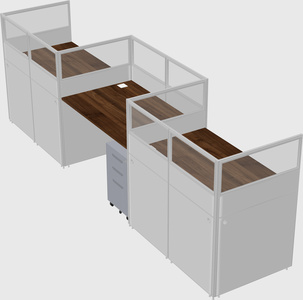 Rectangular cubicles