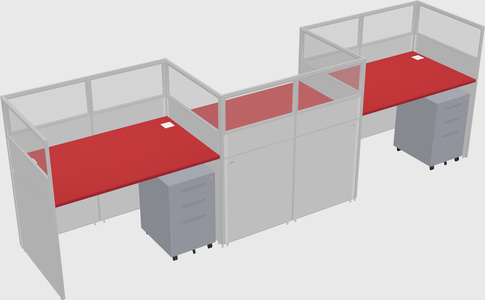 Rectangular cubicles