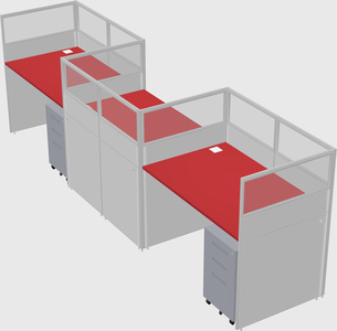 Rectangular cubicles