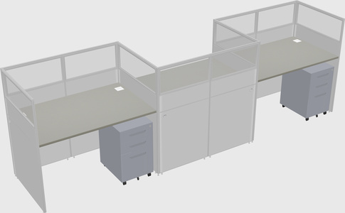 Rectangular cubicles