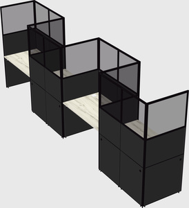Rectangular cubicles
