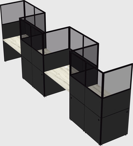Rectangular cubicles