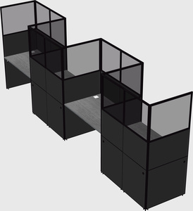 Rectangular cubicles