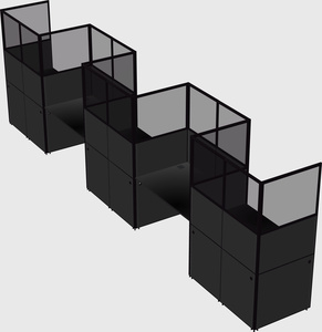 Rectangular cubicles