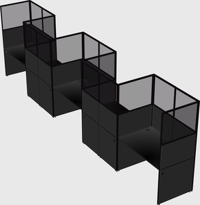Rectangular cubicles