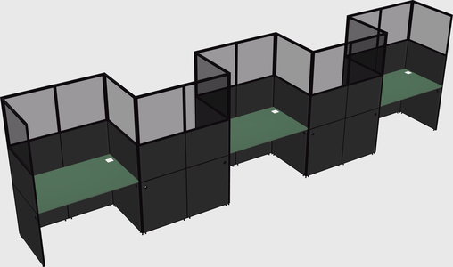 Rectangular cubicles