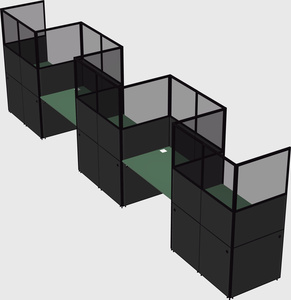 Rectangular cubicles