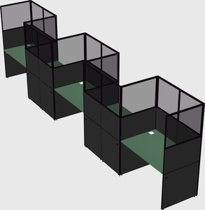 Rectangular cubicles