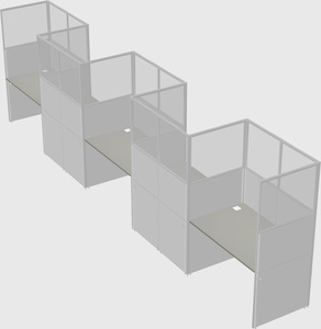 Rectangular cubicles