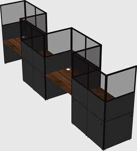Rectangular cubicles
