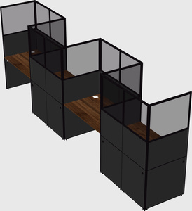 Rectangular cubicles