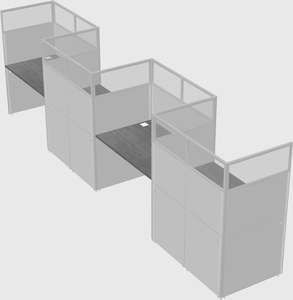 Cabines rectangulaires