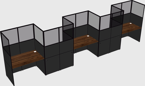 Rectangular cubicles